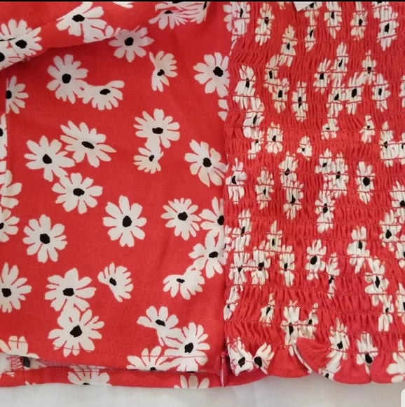 Reformation Jewel Floral Print Sweetheart Neckline Bustier Top Size 12 - Picture 8 of 10